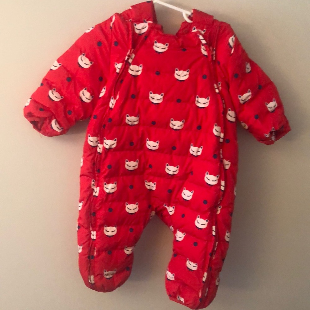 Double Zip Up Snowsuit with Hood
